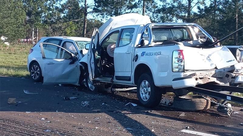 Murieron Dos Personas Tras Un Choque Frontal Sobre La Ruta Nacional 12