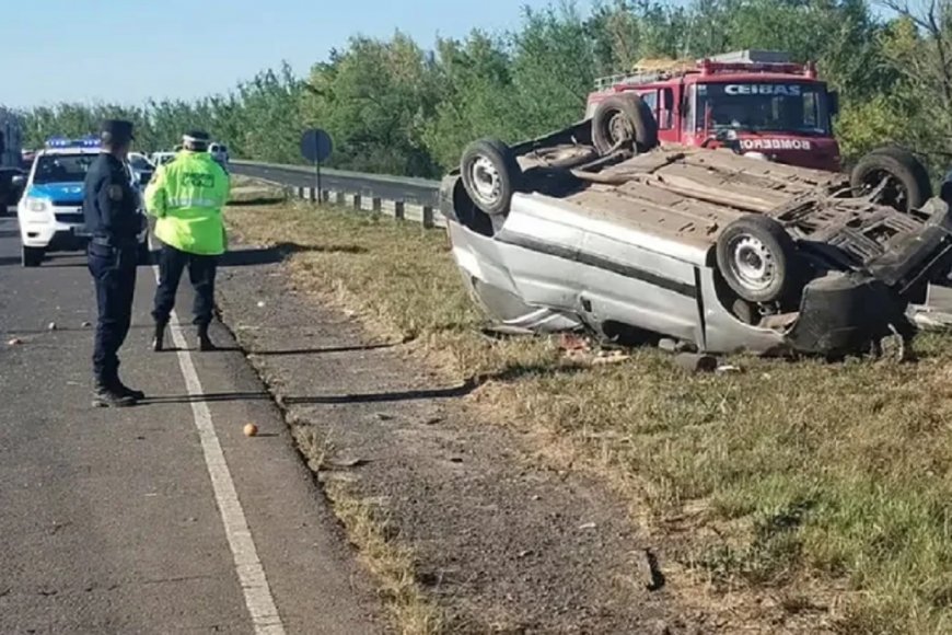 Tres Personas Fueron Hospitalizadas Luego De Un Choque Sobre La Ruta