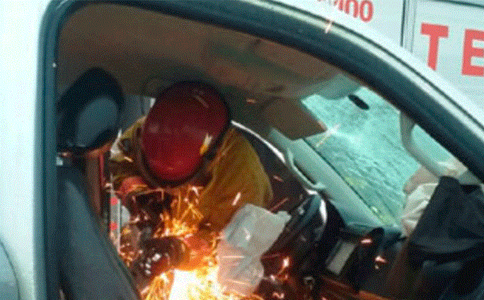 Autovía Artigas: mujer murió atravesada por el guardarrail