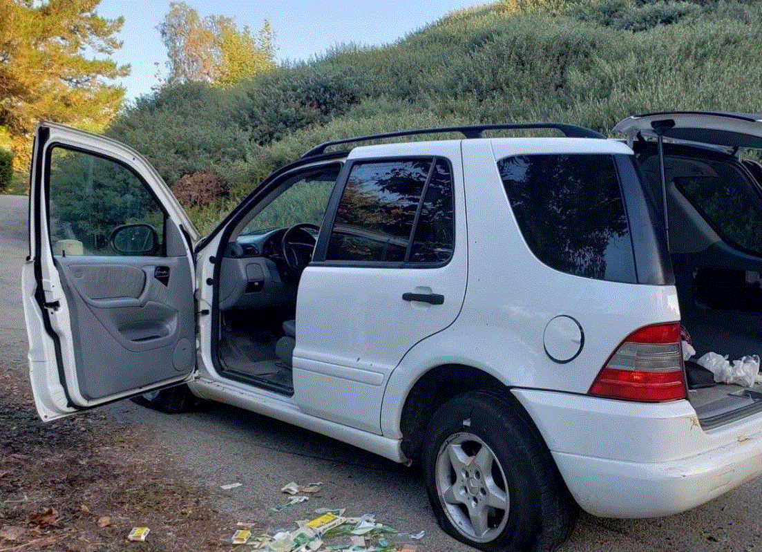 Pinchó dos ruedas y las arregló con curitas y gasas: fue detenido por estar drogado