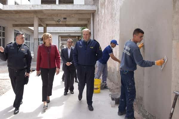 Avanza la construcción del nuevo edificio de la Policía de Entre Ríos