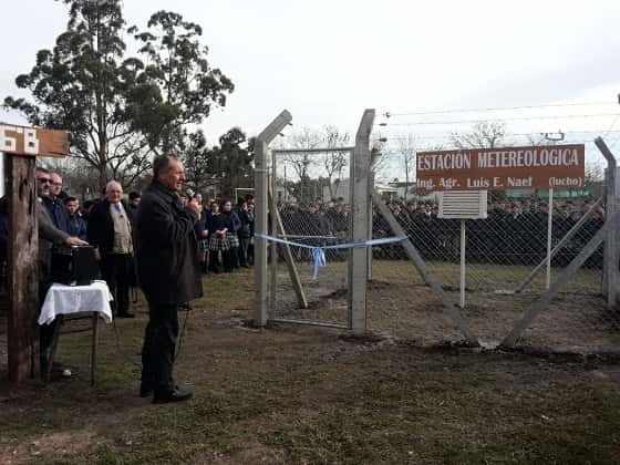 El Instituto Agrotécnico inauguró su estación meteorológica