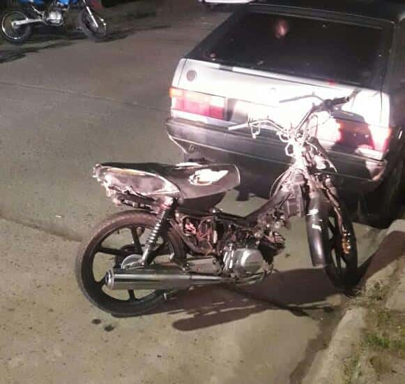 Encuentran sobre Urquiza una moto que había sido robada en abril