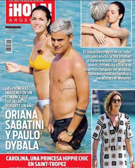 Amor mega hot de Paulo Dybala y Oriana Sabatini en las playas griegas