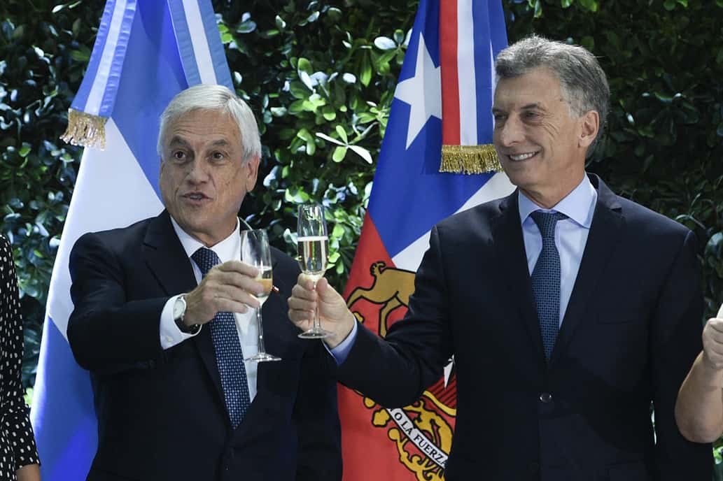 Macri y Piñera avanzan en la integración comercial y energética