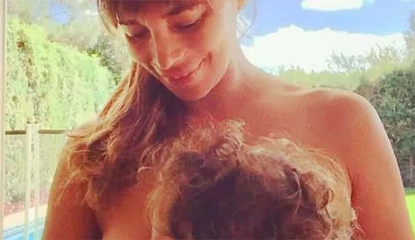 Con otra foto, Ximena Capristo redobló la apuesta por la lactancia materna