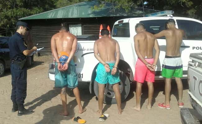 Cuatro bonaerenses detenidos por robo en el Ñandubaysal