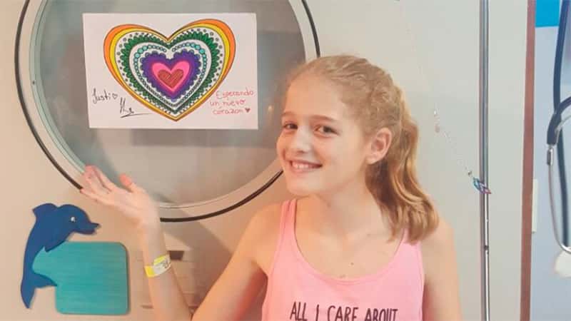Murió Justina, la nena de 12 años que esperaba un trasplante de corazón