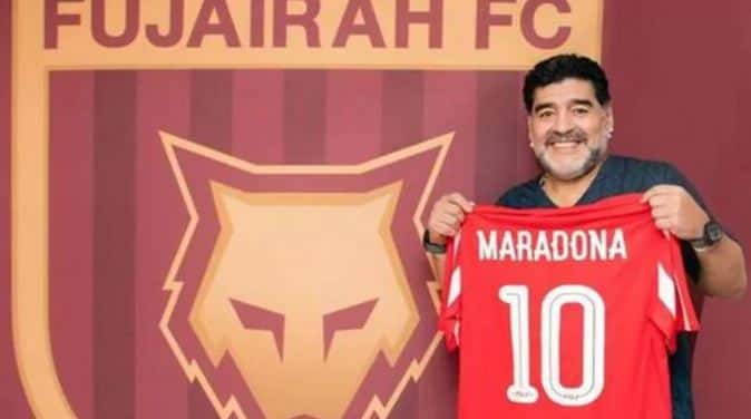 Maradona arrancó su nuevo ciclo como entrenador de Al Fujairah