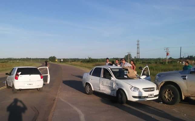 Triple choque en el Acceso Norte a Gualeguaychú