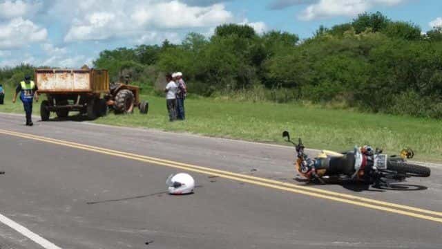 Trágico accidente: falleció un motociclista