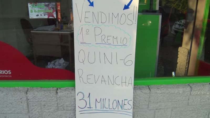 Entre Ríos: Ganó 31 millones en el Quini, pero todavía no aparece