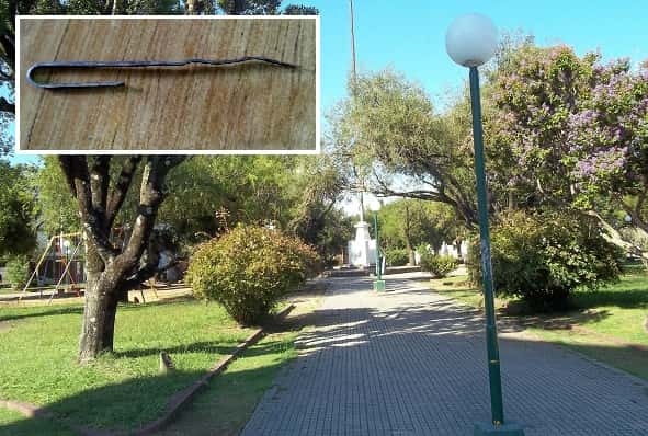 Plaza Belgrano: una gresca dejó a una persona herida con una barra de hierro