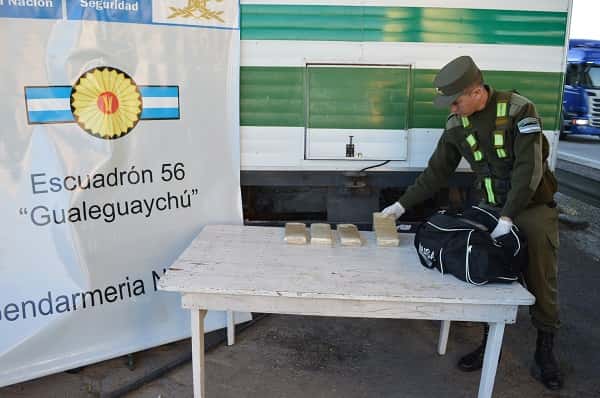 Secuestraron 11 kilos de marihuana en Gualeguaychú