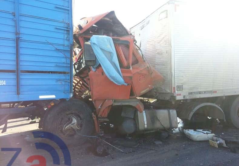 Un camionero falleció en otro accidente en la ruta 12 