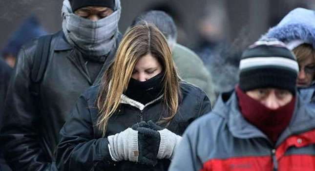 Ola de frío polar con temperaturas y sensaciones térmicas bajo cero