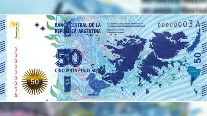 Conocé el nuevo billete de $50 con motivo de las Islas Malvinas