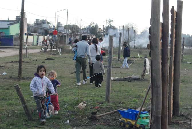 Se mudaron de predio y las 20 familias ocupan otro terreno en San José al norte