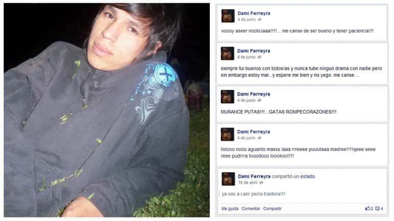 Río Negro: puso en Facebook que iba "a ser noticia" y apuñaló a su novia