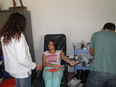 Realizaron una jornada de donación de sangre en Pueblo Belgrano