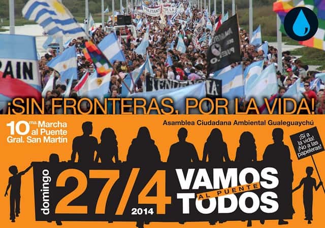 La Asamblea organiza una pre marcha junto a grupos ambientalistas uruguayos