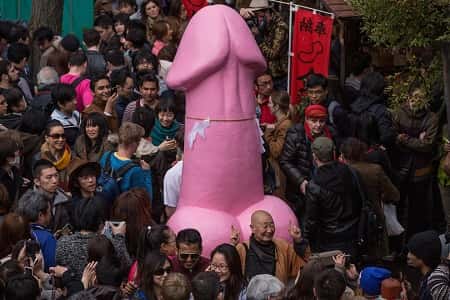 Se llevó a cabo en Japón un festival que le rinde culto al pene