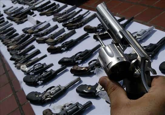 El Estado pagará hasta $2 mil por cada arma entregada de manera voluntaria