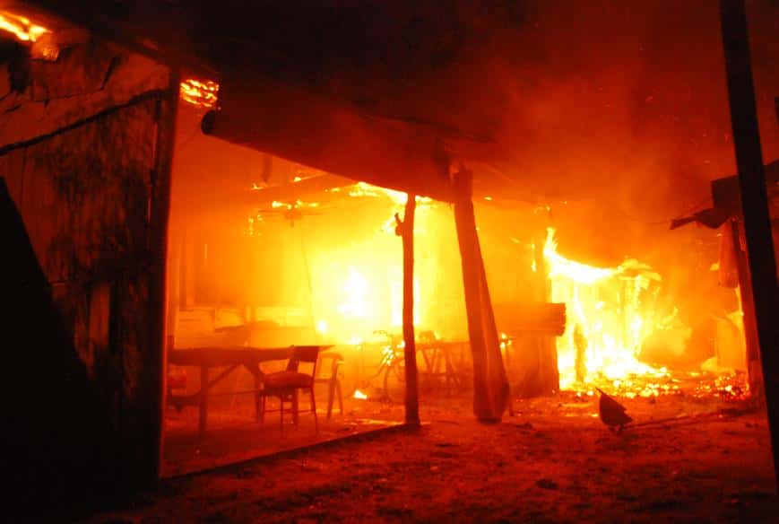 Caso Pereyra: Fuego en el barrio Munilla