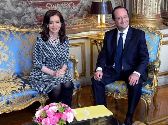 Cristina agradeció el apoyo de Francia para negociar con el Club de París