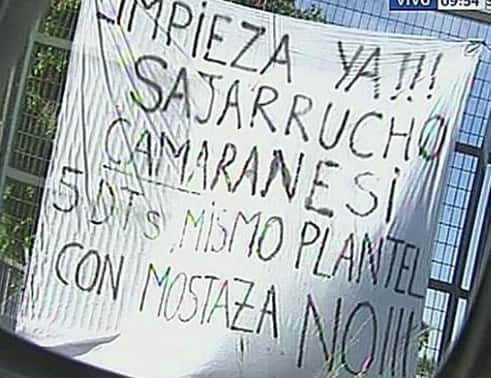 Apoyo a Mostaza y palo para el plantel de Racing: "Sajarrucho y Camaranesi"