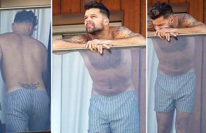 El relax hot de Ricky Martin