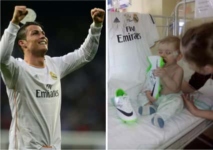 Cristiano Ronaldo pagará la operación cerebral de un bebé de 10 meses