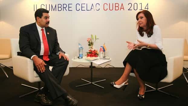 Cristina recibió al enviado de Maduro 