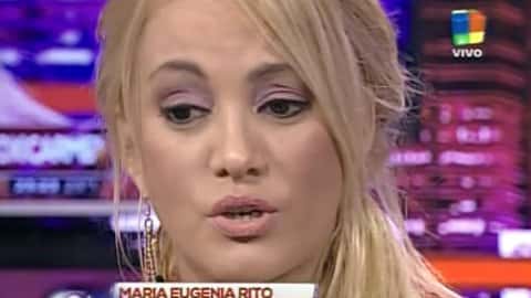 María Eugenia Ritó confesó que se internará para recuperarse de las drogas