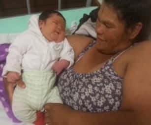 Chaco: nació Jorge Milton, el súper bebé con más de 6 kilos