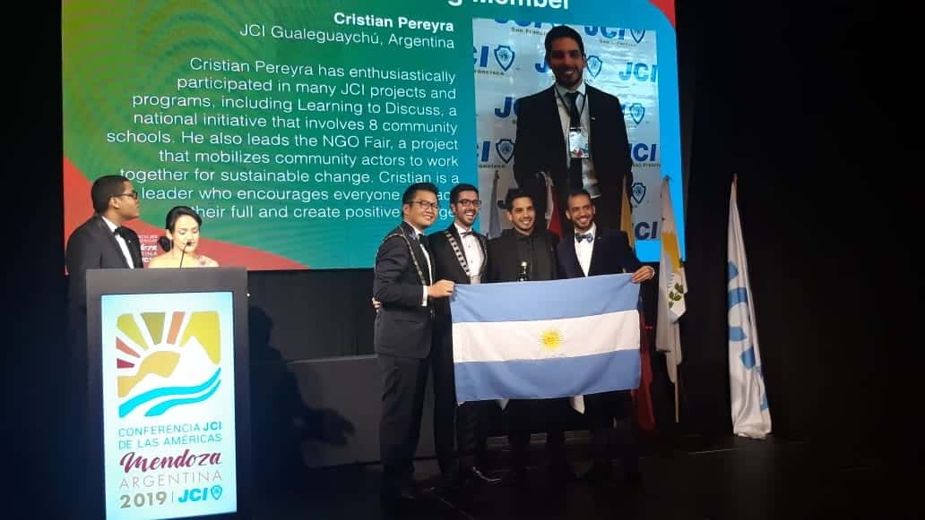 Jóvenes de JCI Gualeguaychú fueron premiados