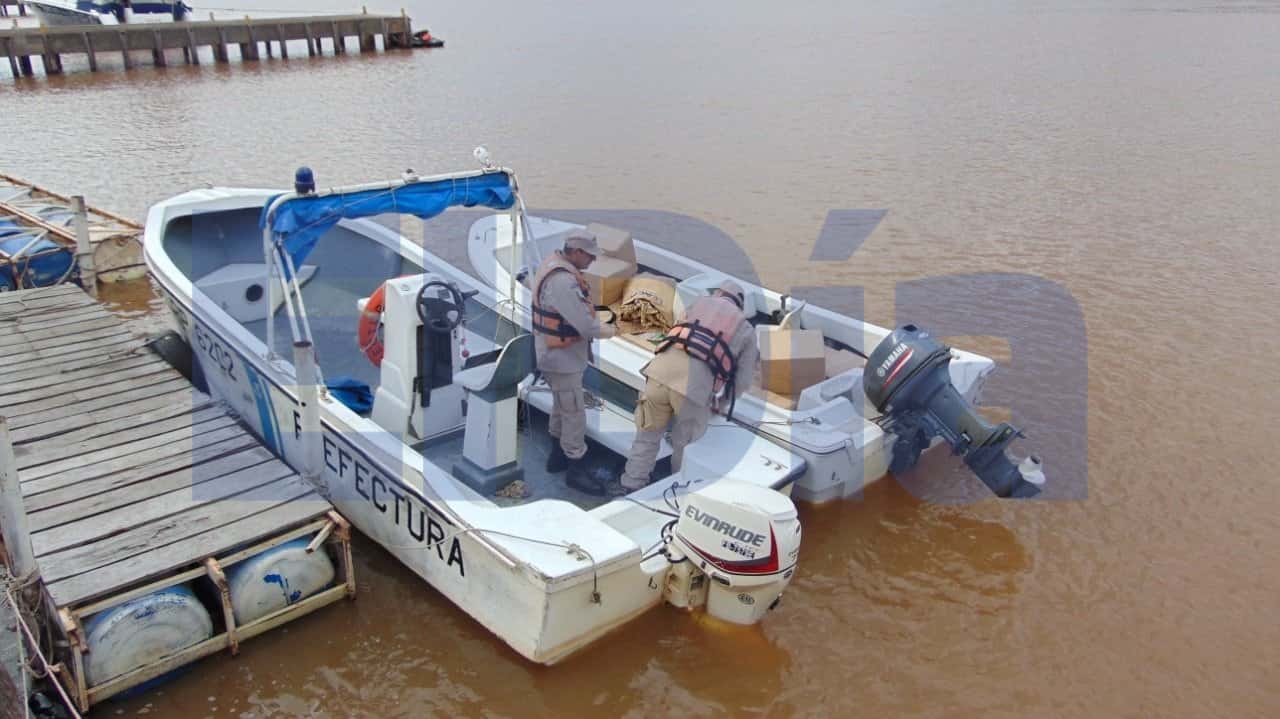La Prefectura detuvo a un contrabandista en el río Uruguay