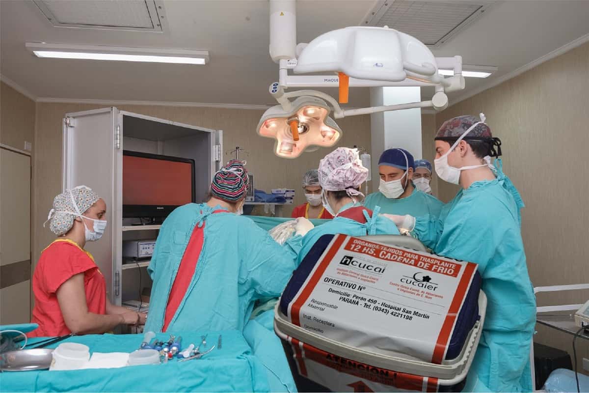 Nueva donación de órganos y tejidos en Paraná permitió el trasplante a cinco personas