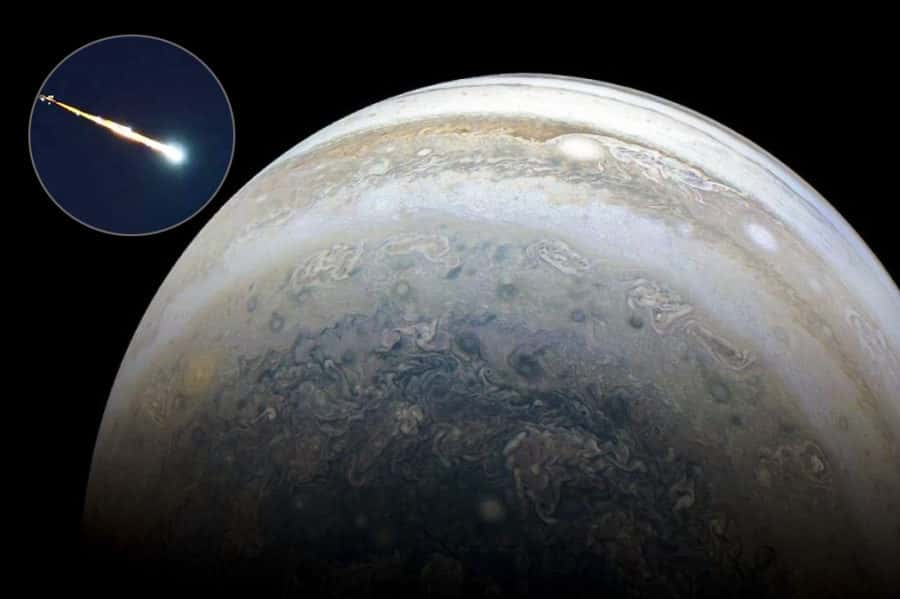 Un aficionado capturó el momento justo en que un meteorito explotó en Júpiter
