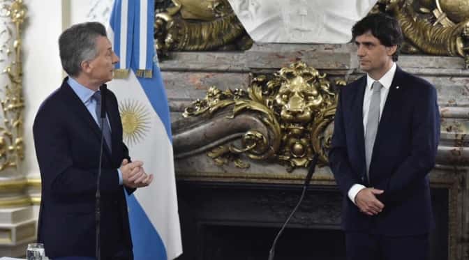 Macri le tomó juramento a Hernán Lacunza: "Te pido que cuides a los argentinos"
