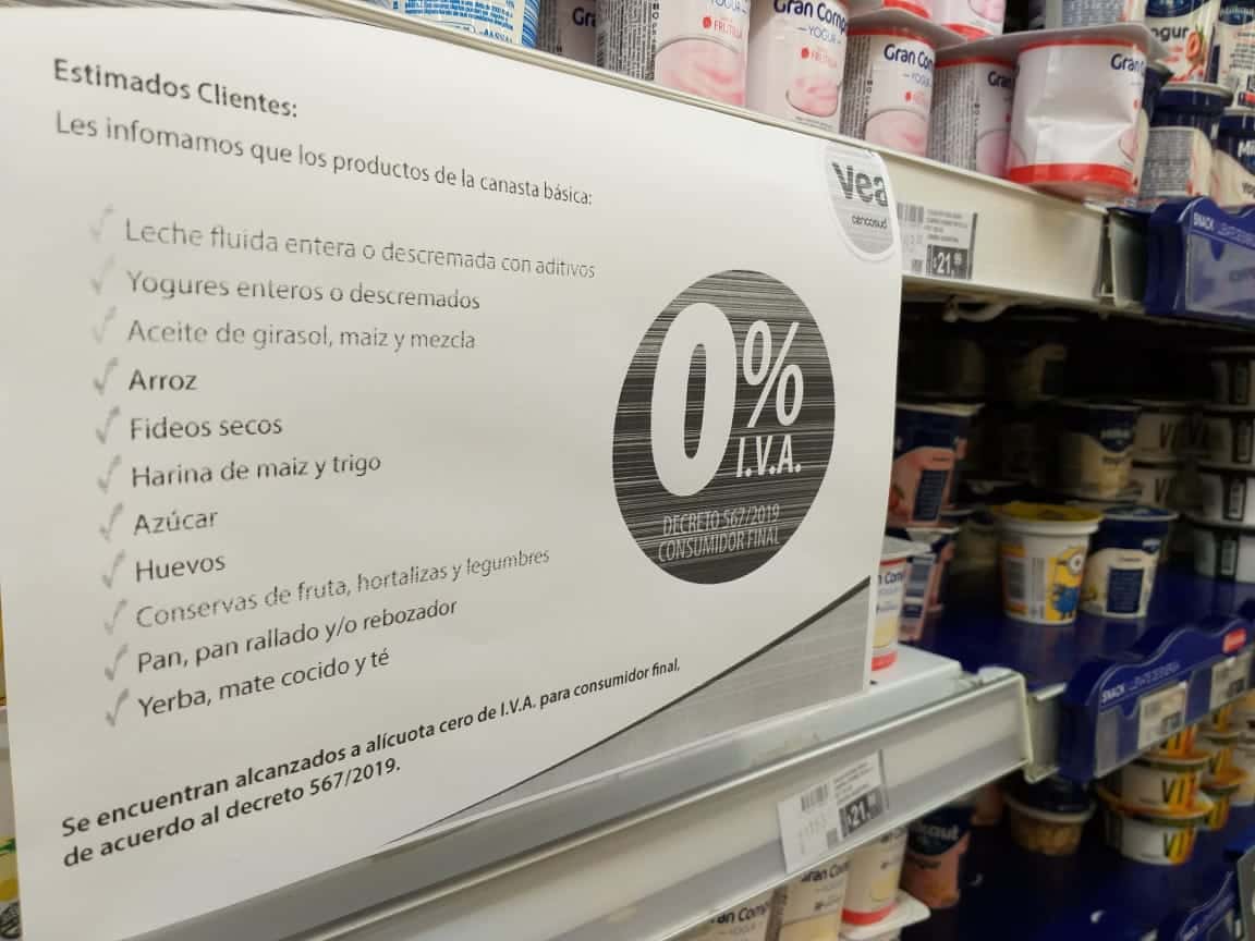 Cadenas de supermercados de la ciudad aplican el 0% de IVA en productos de la canasta básica