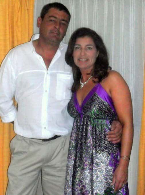Fabio Cortesi junto a su esposa Marina Torres (foto 2010)