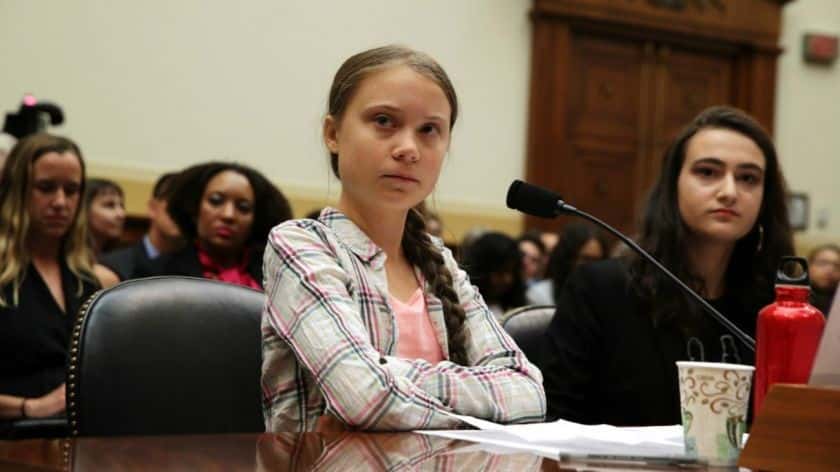 La ecologista de 16 años que dejó perplejos a los congresistas estadounidenses