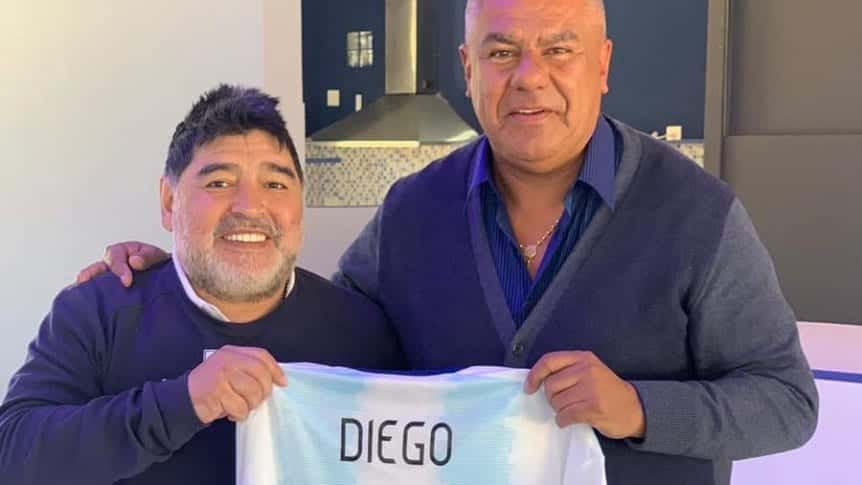 Maradona y Chiqui Tapia se reconciliaron y compartieron un asado
