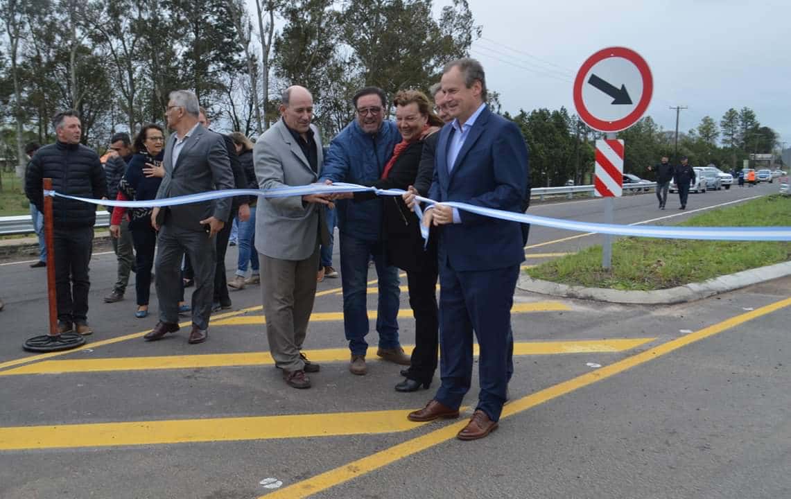 Bordet inauguró el acceso a Urdinarrain y anunció las obras de gas para Pueblo Belgrano