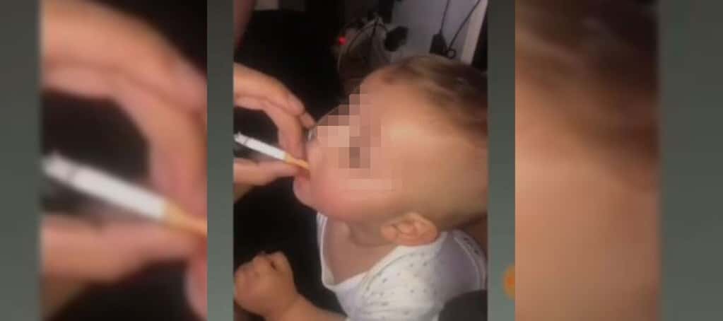 Entre Ríos: una mujer hace fumar a su bebita de seis meses "para que no llore"