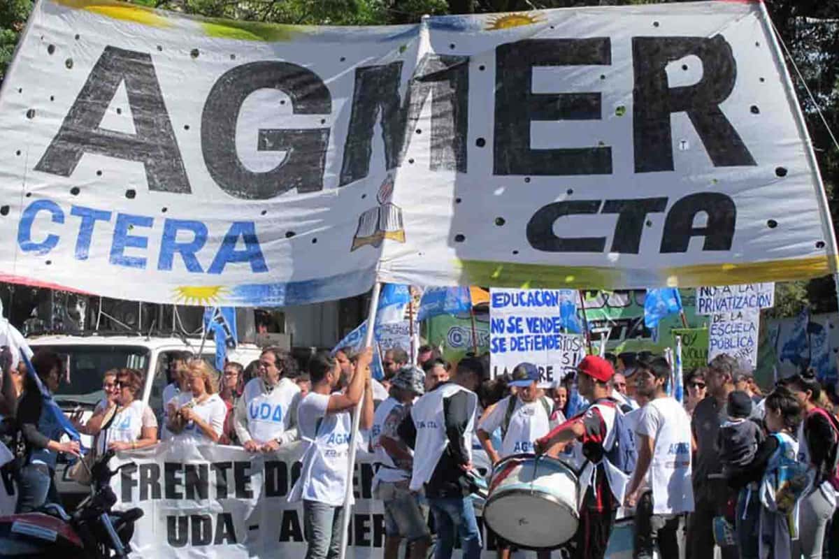 Agmer exige el cumplimiento del acuerdo paritario y la nueva actualización salarial