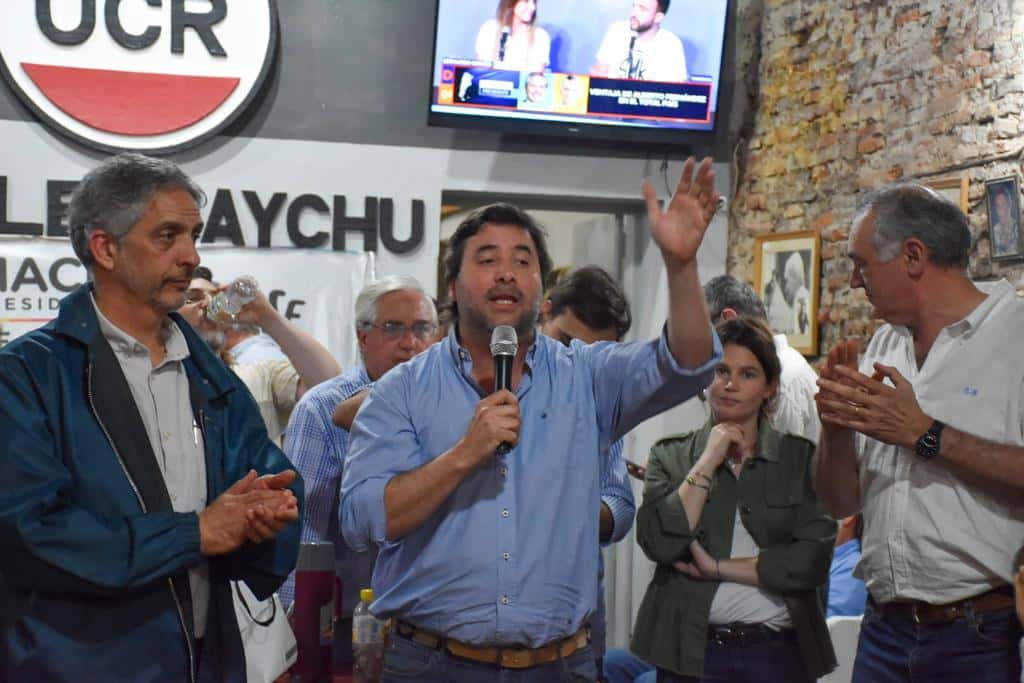 El senador Nicolás Mattiauda celebró el triunfo de JxC en Gualeguaychú