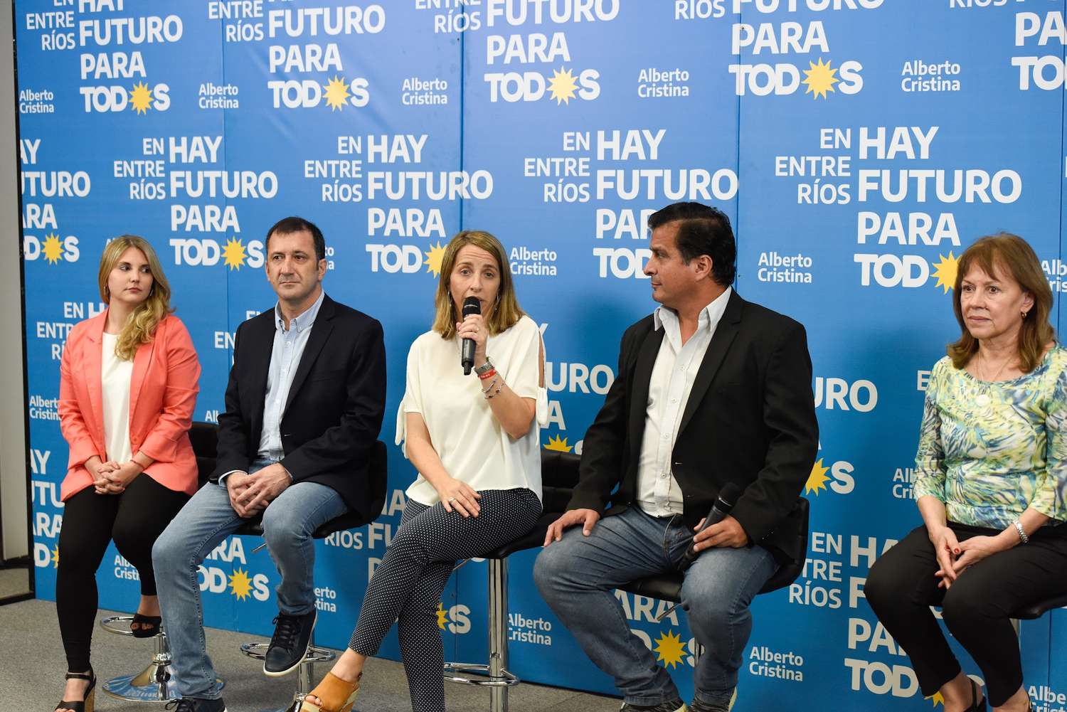 Los candidatos entrerrianos celebraron el triunfo de Alberto Fernández