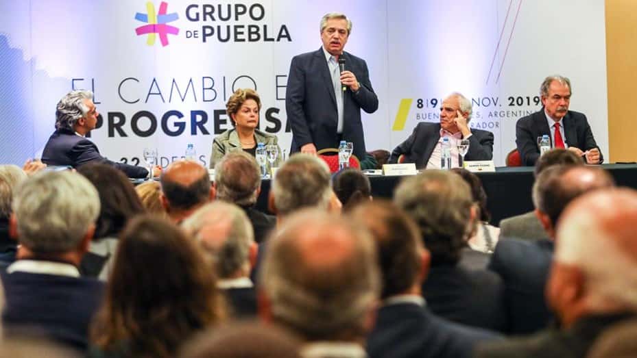 Alberto Fernández, en el Grupo de Puebla: "Vamos a poner de pie a América Latina"
